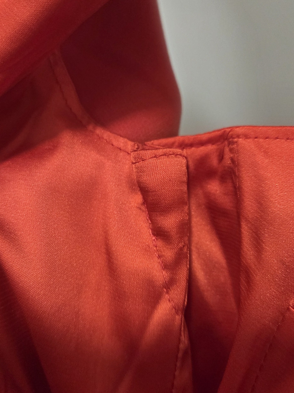 Red Midi Dress with Sweetheart Neckline - Picture 5 of 7